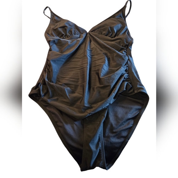 Cupshe Black One Piece Swimsuit Size Large NWT - Picture 1 of 16